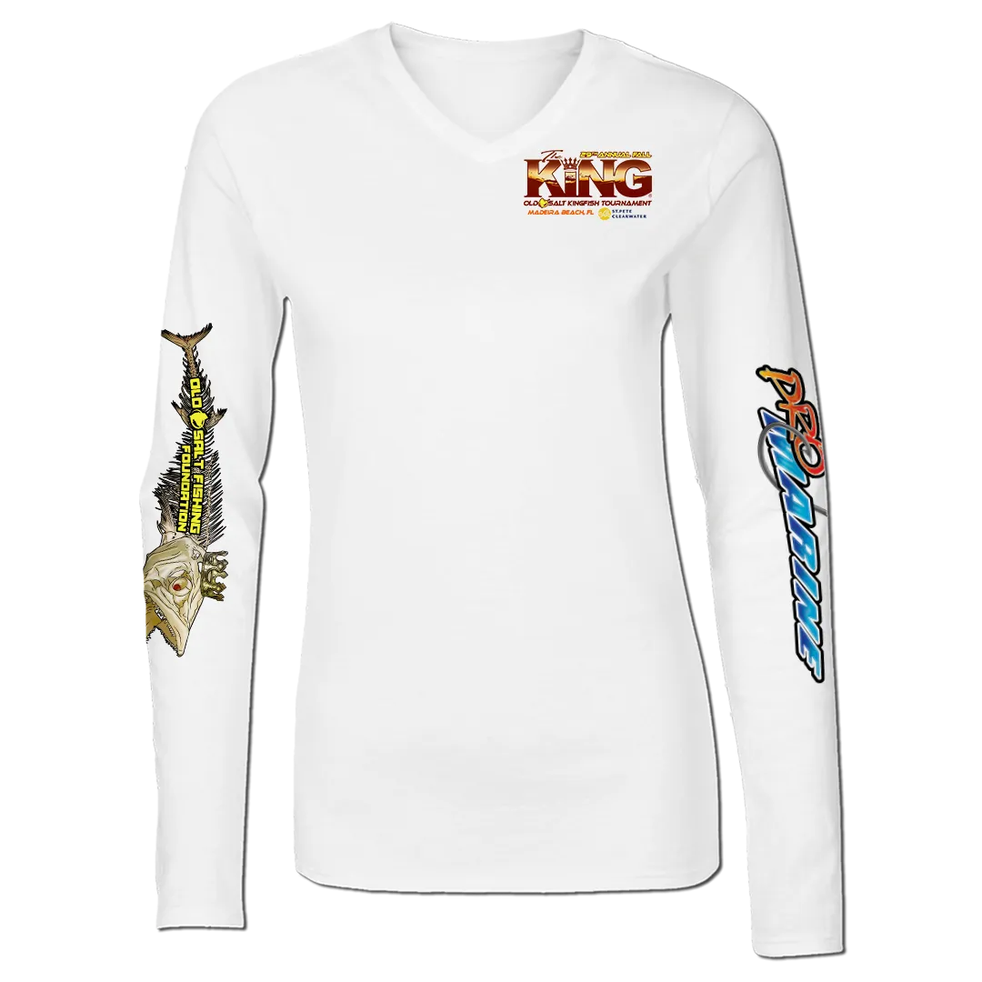 The KING - Fall 2022 - Ladies Long Sleeve Performance Shirt - Grey