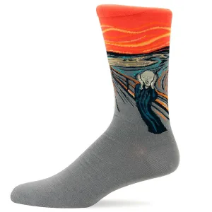 The Scream Men's Crew Socks