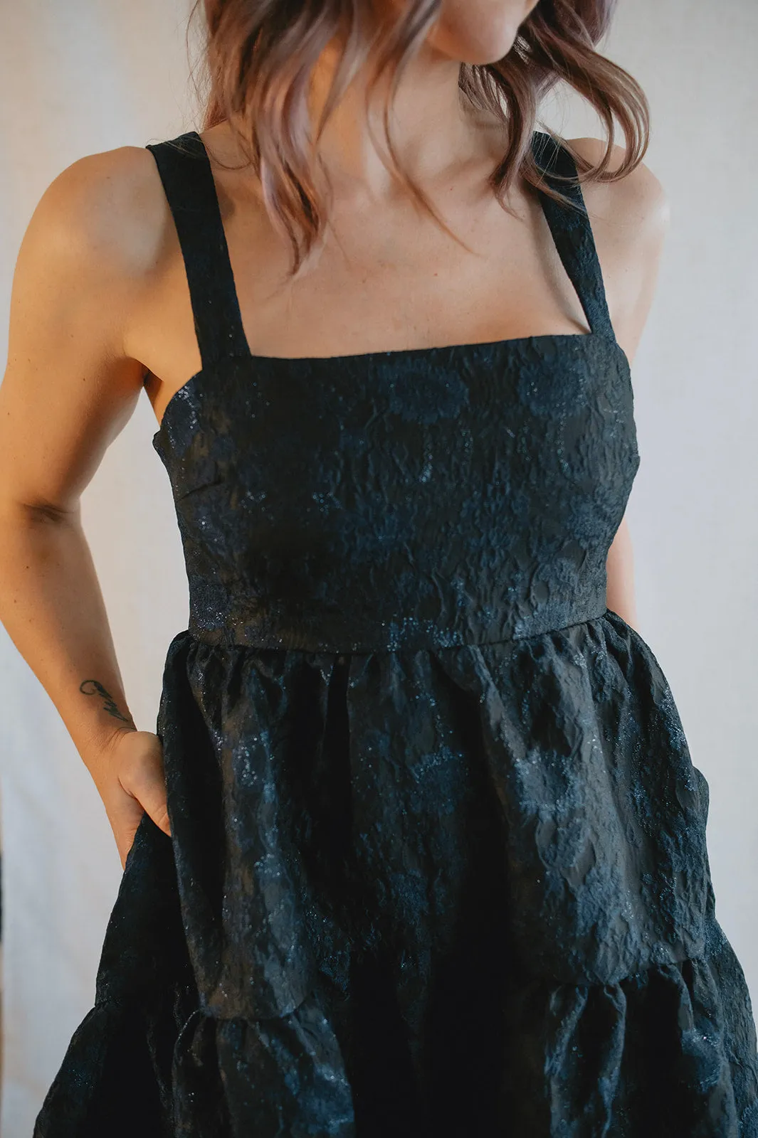 The Victoria Jacquard Dress