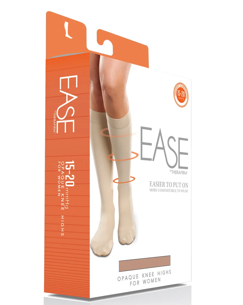 Therafirm Ease Opaque Women's Closed Toe Knee High 15-20 mmHg - Clearance