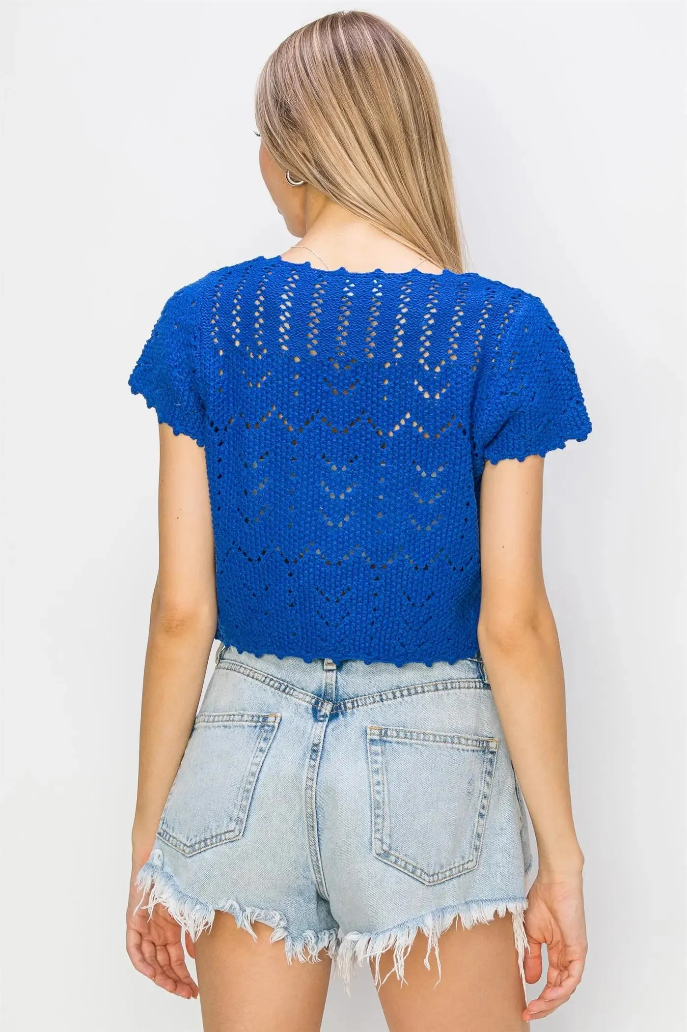 TIE FRONT KNIT CARDIGAN