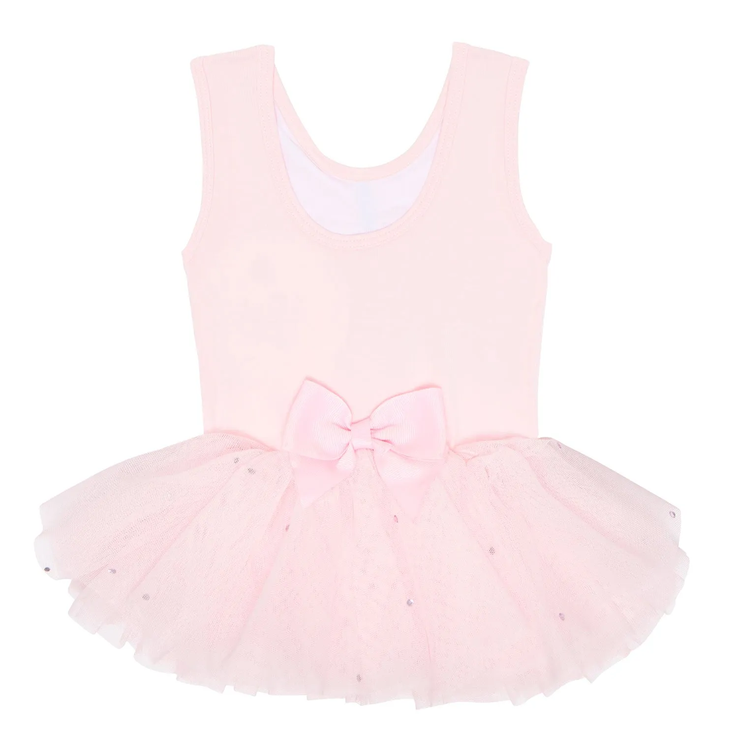 Tira: Baby Ballet Tank Tutu Dress with Bow in Pink
