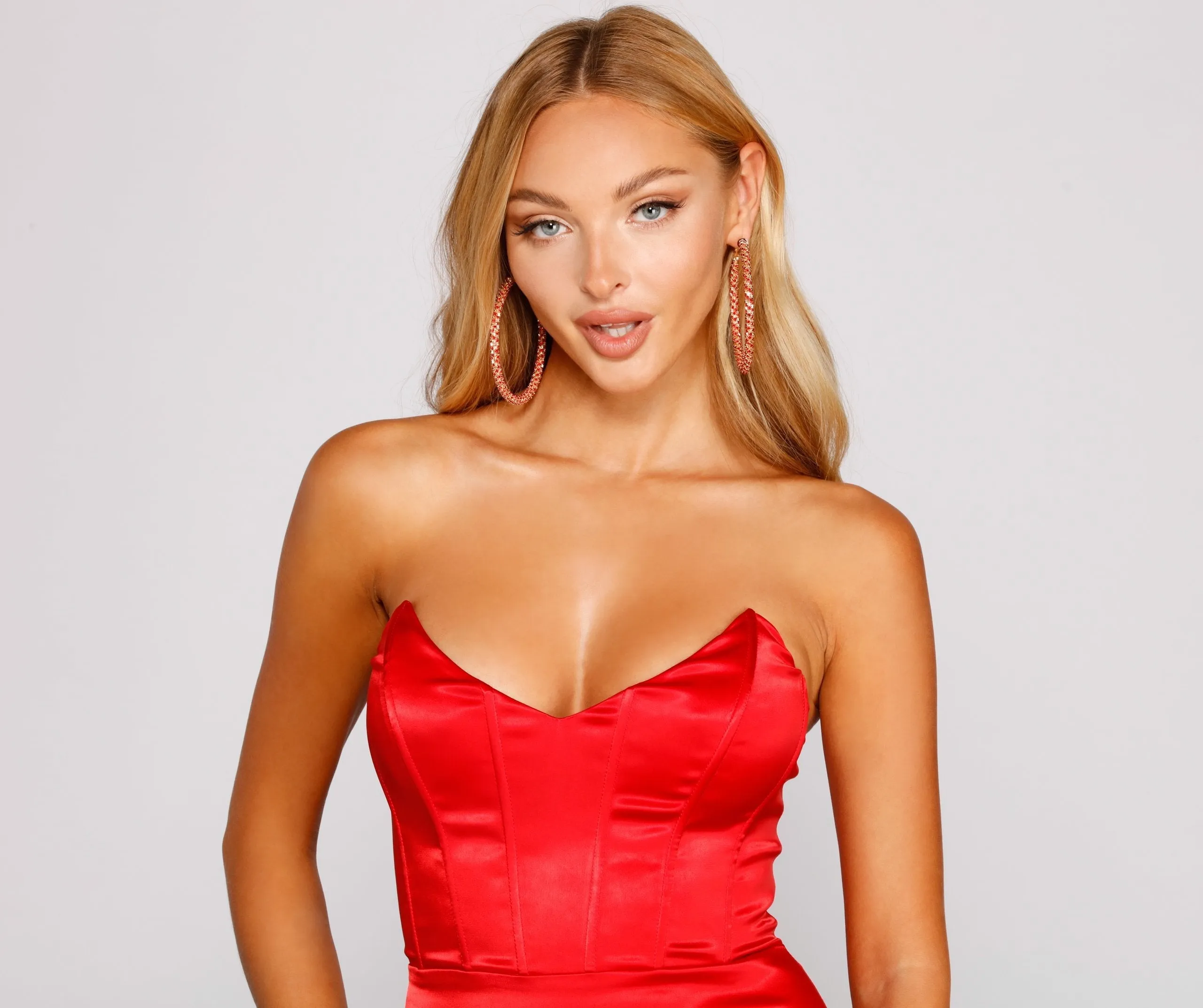 Too Hot To Charming Handle Satin Mini Dress