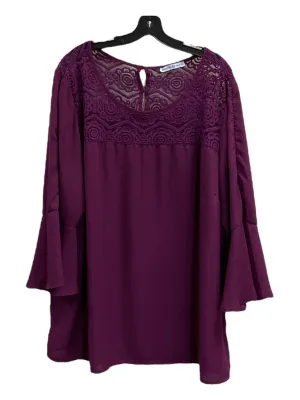 Top 3/4 Sleeve By Signature Collection  Size: 3x