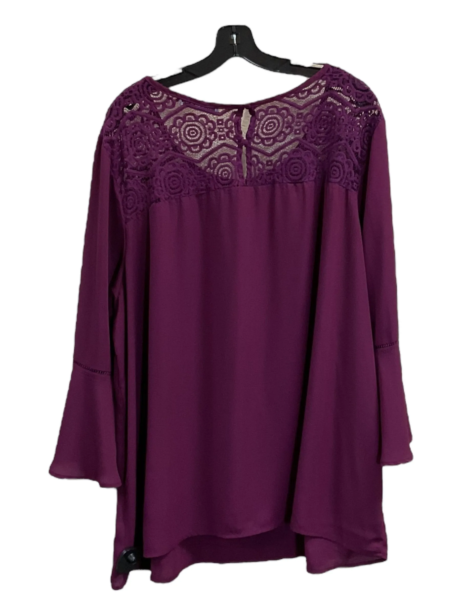 Top 3/4 Sleeve By Signature Collection  Size: 3x