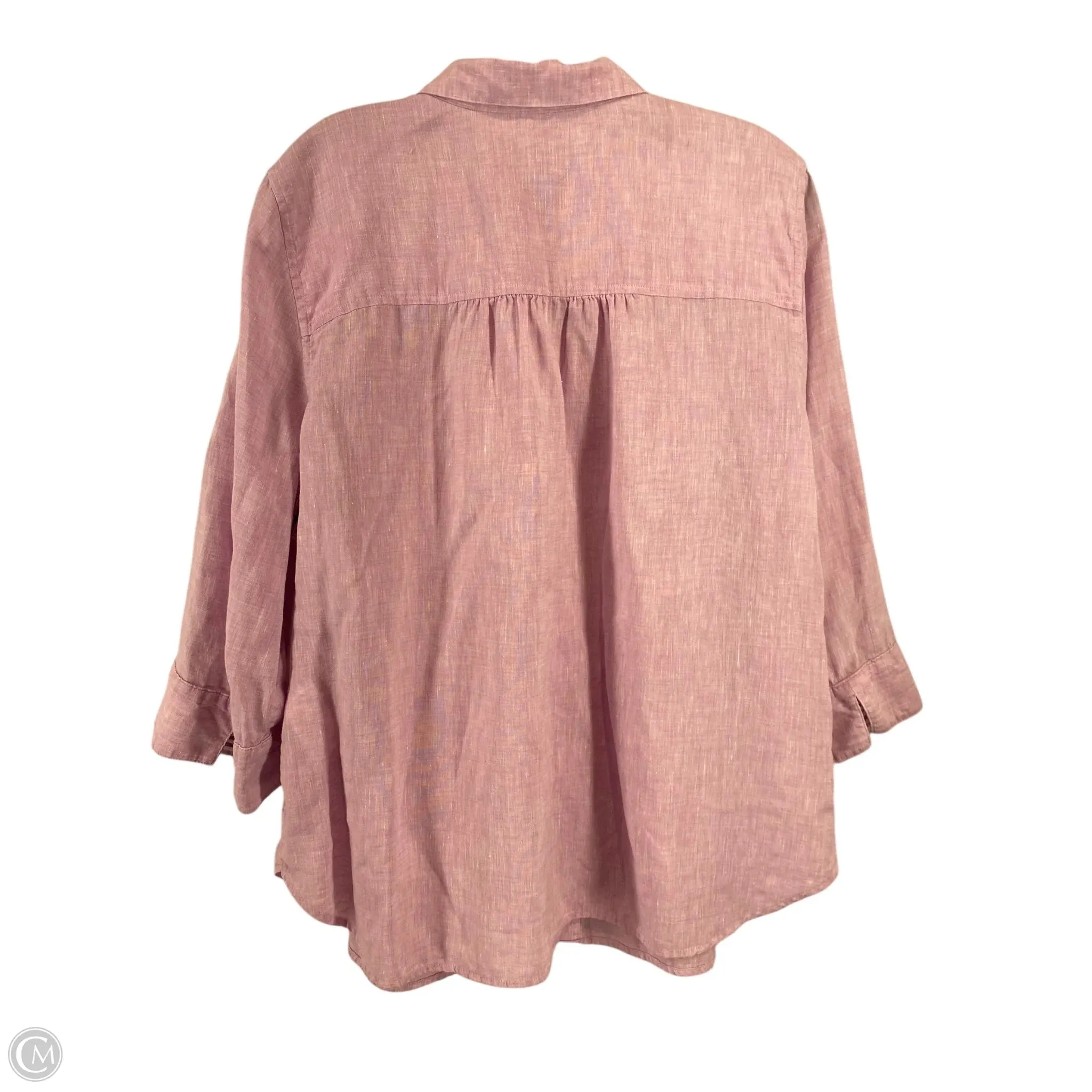 Top Long Sleeve By Chicos In Purple, Size: 2x