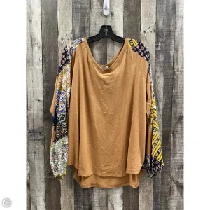 Top Long Sleeve By Cme In Multi-colored, Size: Xxl
