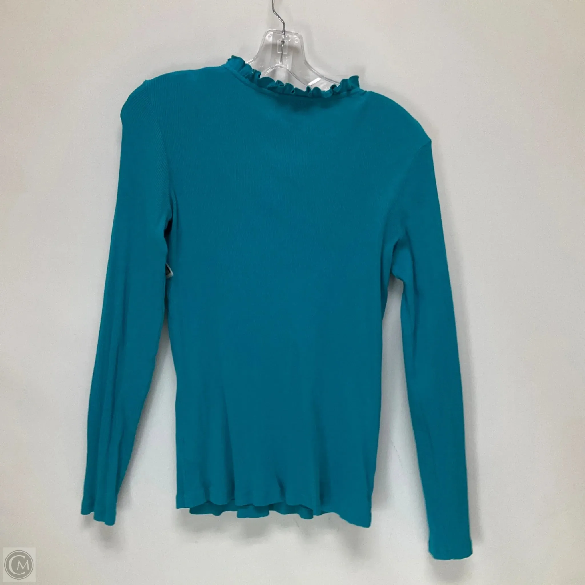Top Long Sleeve Designer By Lilly Pulitzer In Teal, Size: L