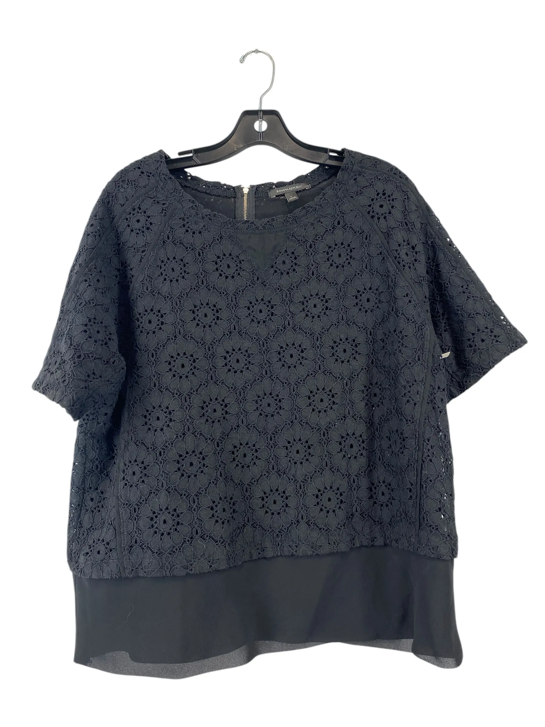 Top Short Sleeve By Banana Republic  Size: L