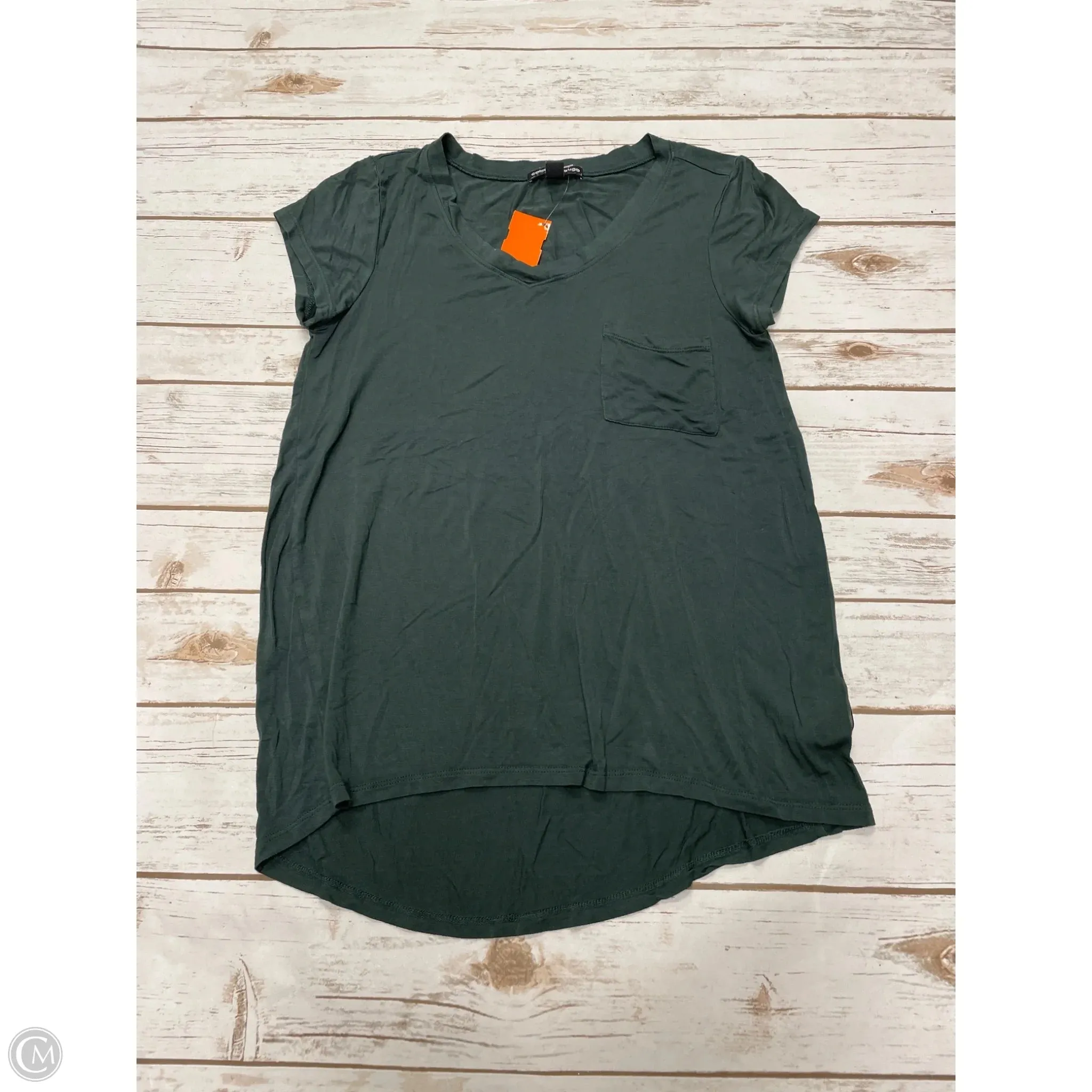 Top Short Sleeve By Cable And Gauge In Green, Size: S