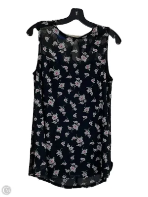 Top Sleeveless By Apt 9 In Black, Size: M