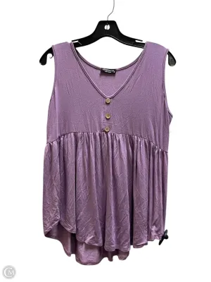 Top Sleeveless By Heimish Usa In Purple, Size: S