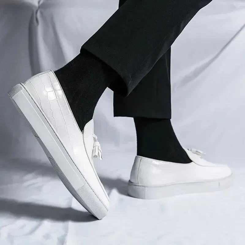 TrendyStep Jugendliche Lederschuhe mit niedriger Oberseite