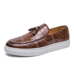 TrendyStep Jugendliche Lederschuhe mit niedriger Oberseite