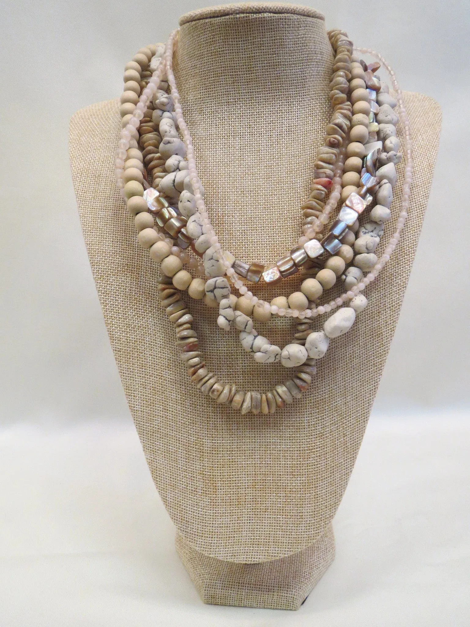 Treska | Natural Beaded Necklace