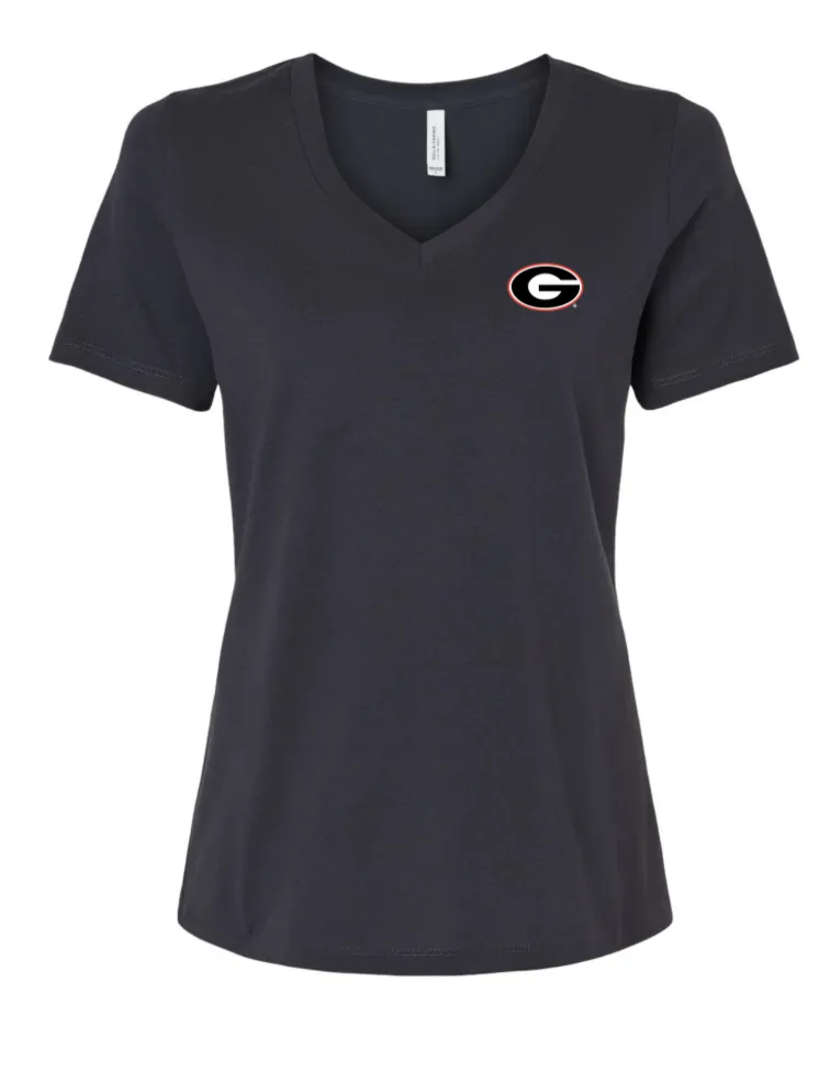 UGA Women's Classic V Neck Super G Tees