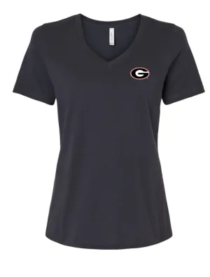 UGA Women's Classic V Neck Super G Tees