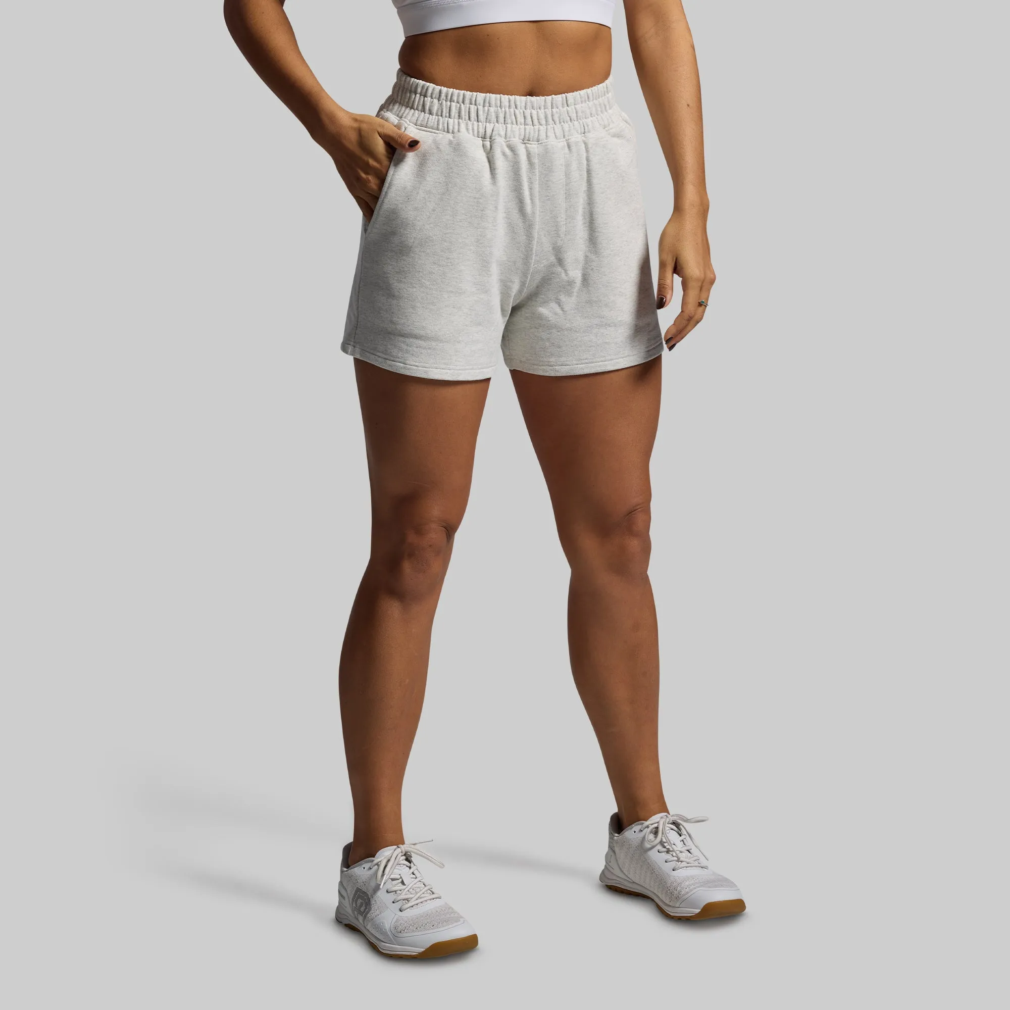 Unmatched Short Set (Heather White)