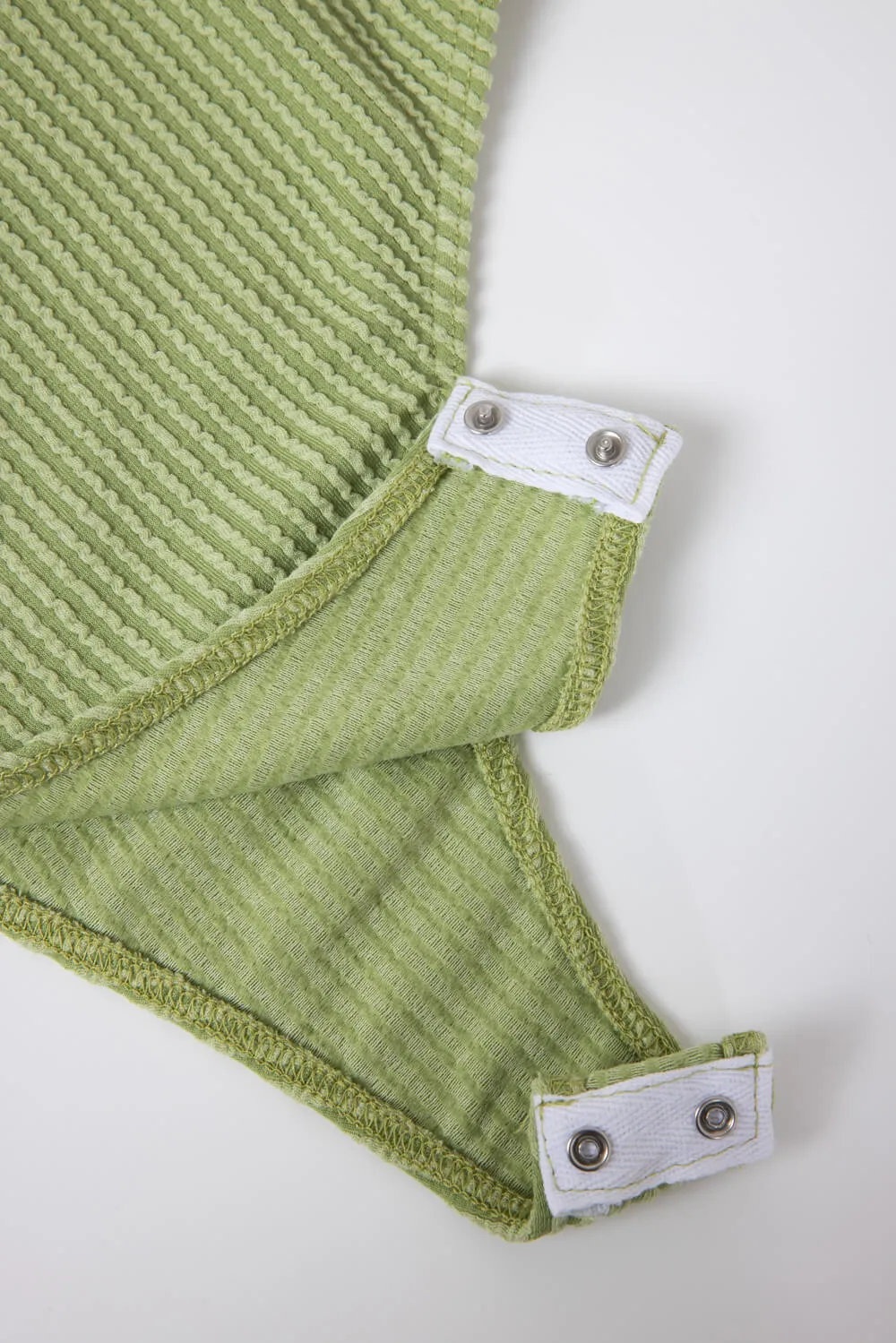 Urban Ribbed Knit Bodysuit for Women in Sage | 13251-SAG