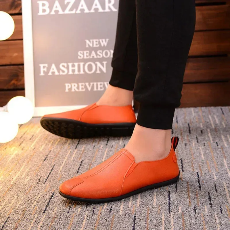 UrbanEase Herren Leder Slipper