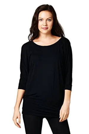 Vanilla Bay | Dolman 3/4 Sleeve Top Black