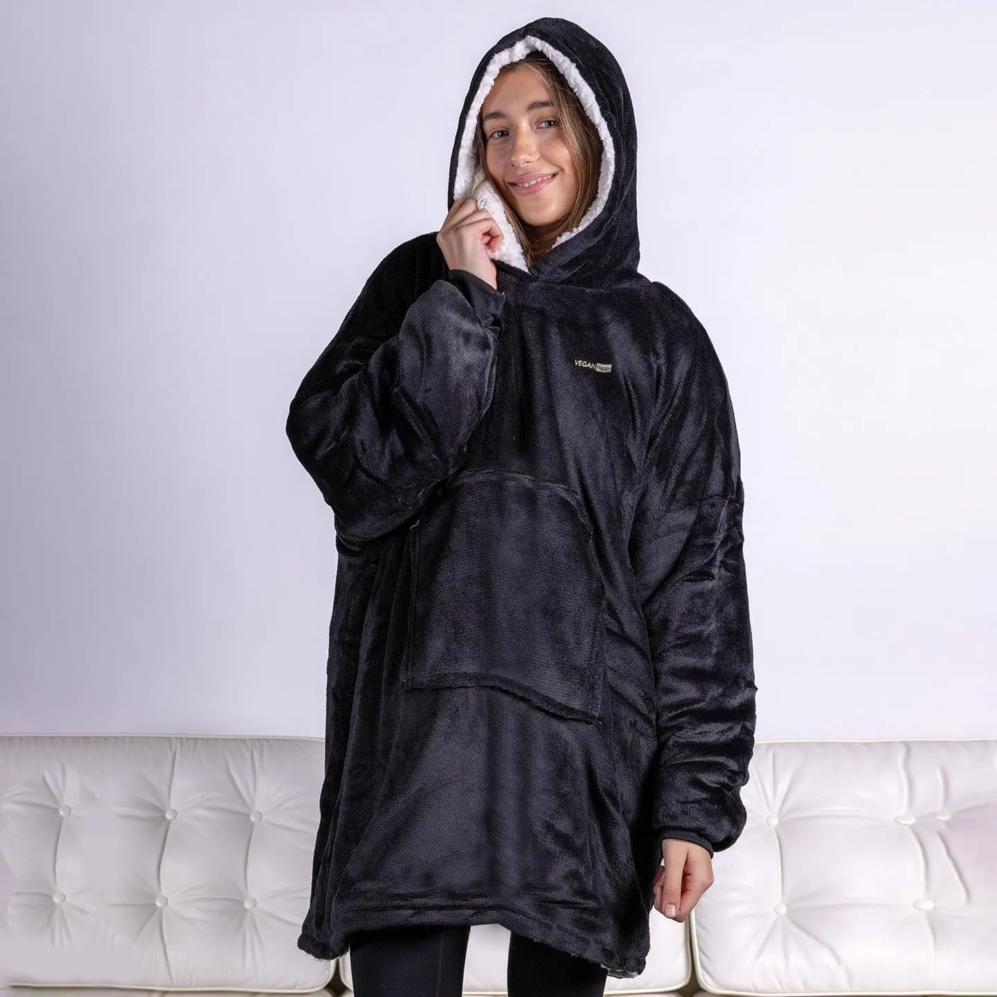 Vegan Women's Ribbon Reversible Hoodie | Multiple Colours
