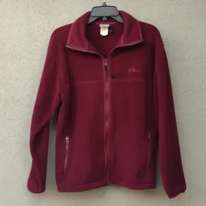 Vintage L.L. Bean Maroon Fleece Jacket M