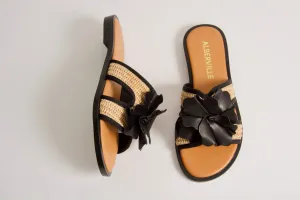 Viola Natural Rafia Sandals