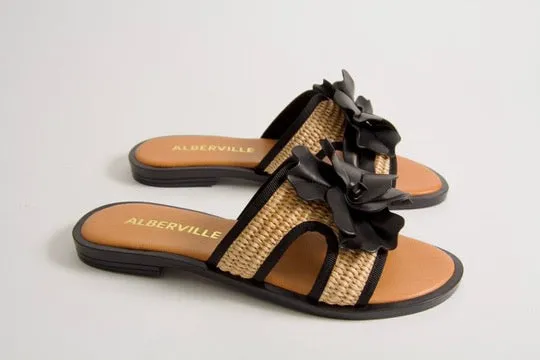 Viola Natural Rafia Sandals