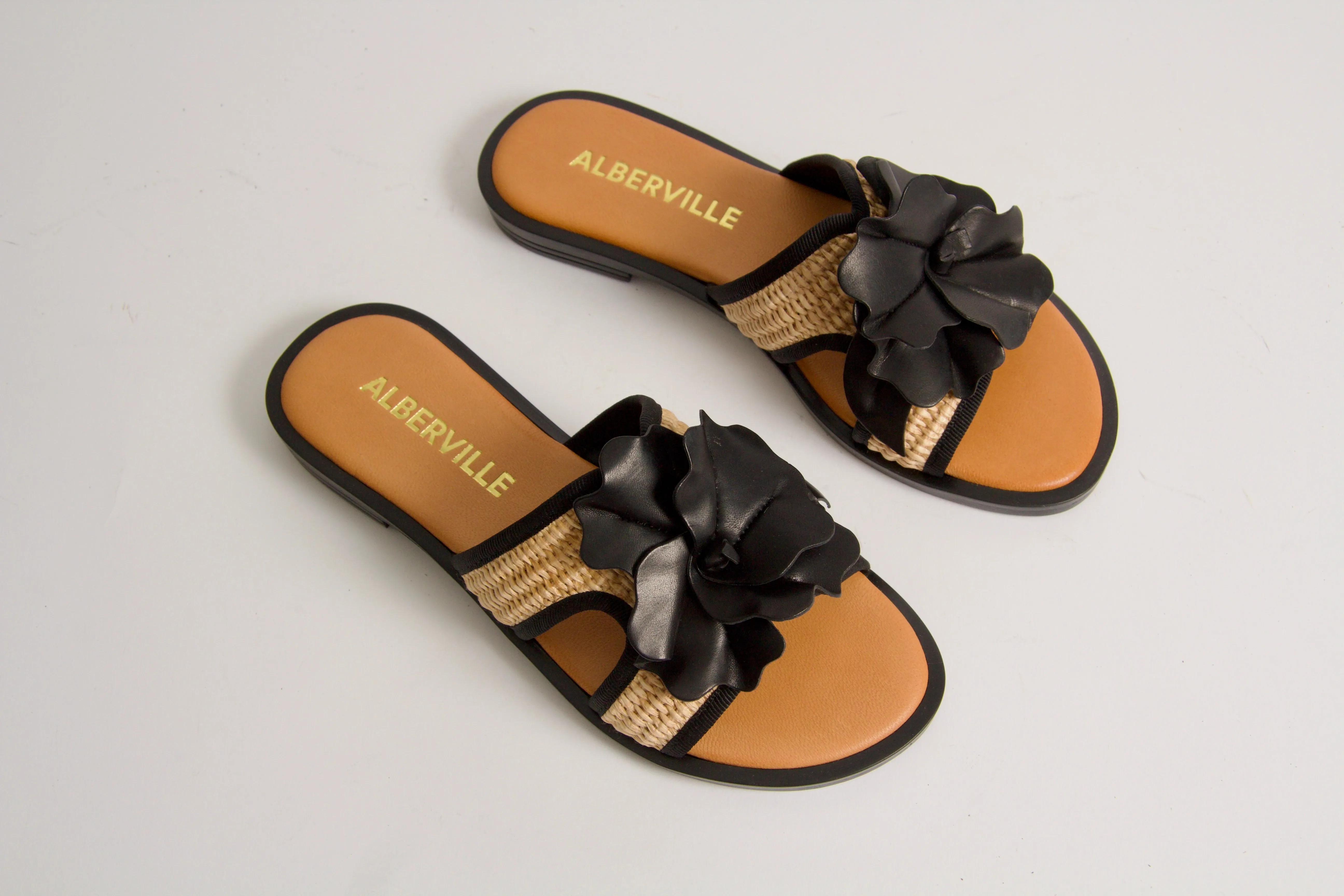 Viola Natural Rafia Sandals