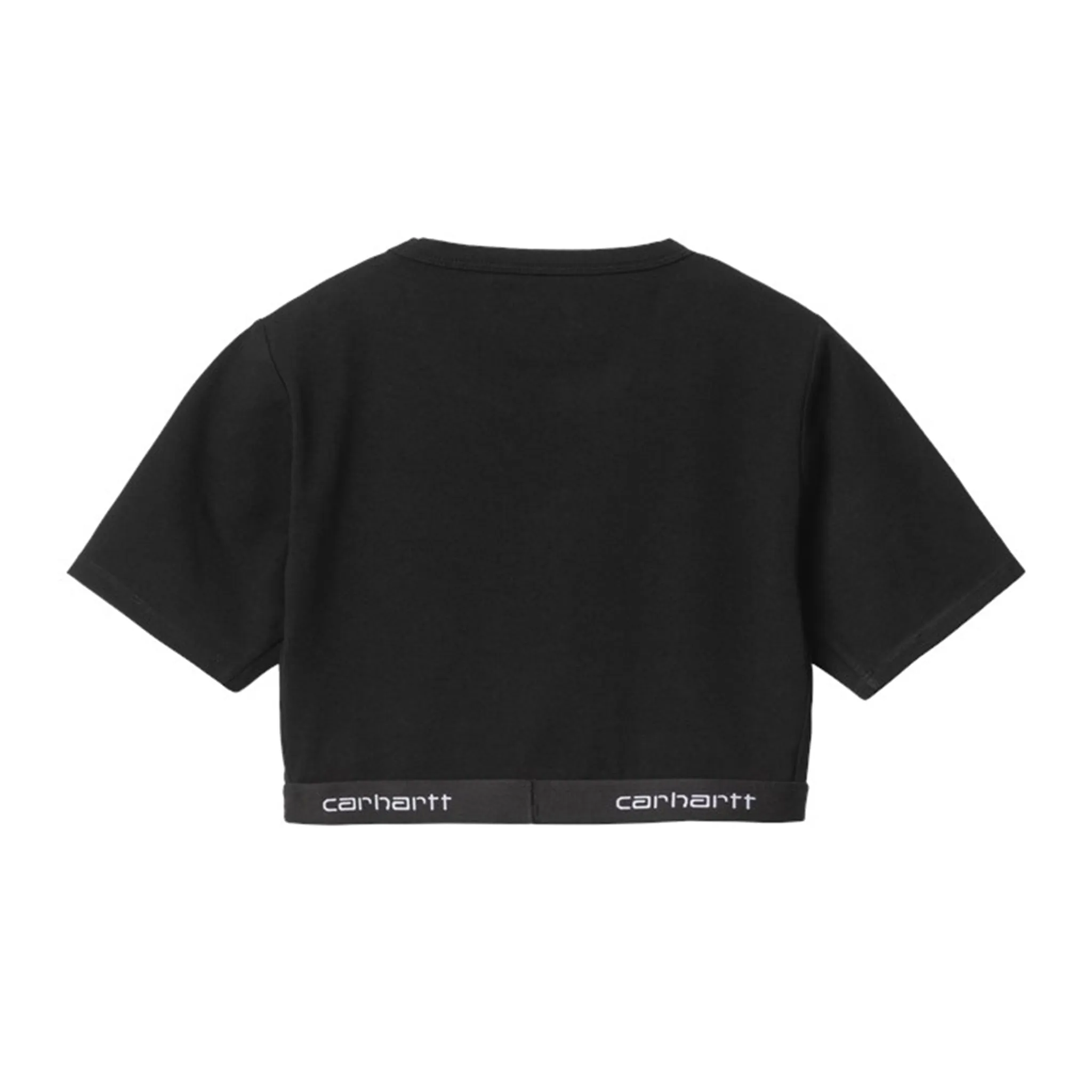 W' Script Crop Top (BLACK)