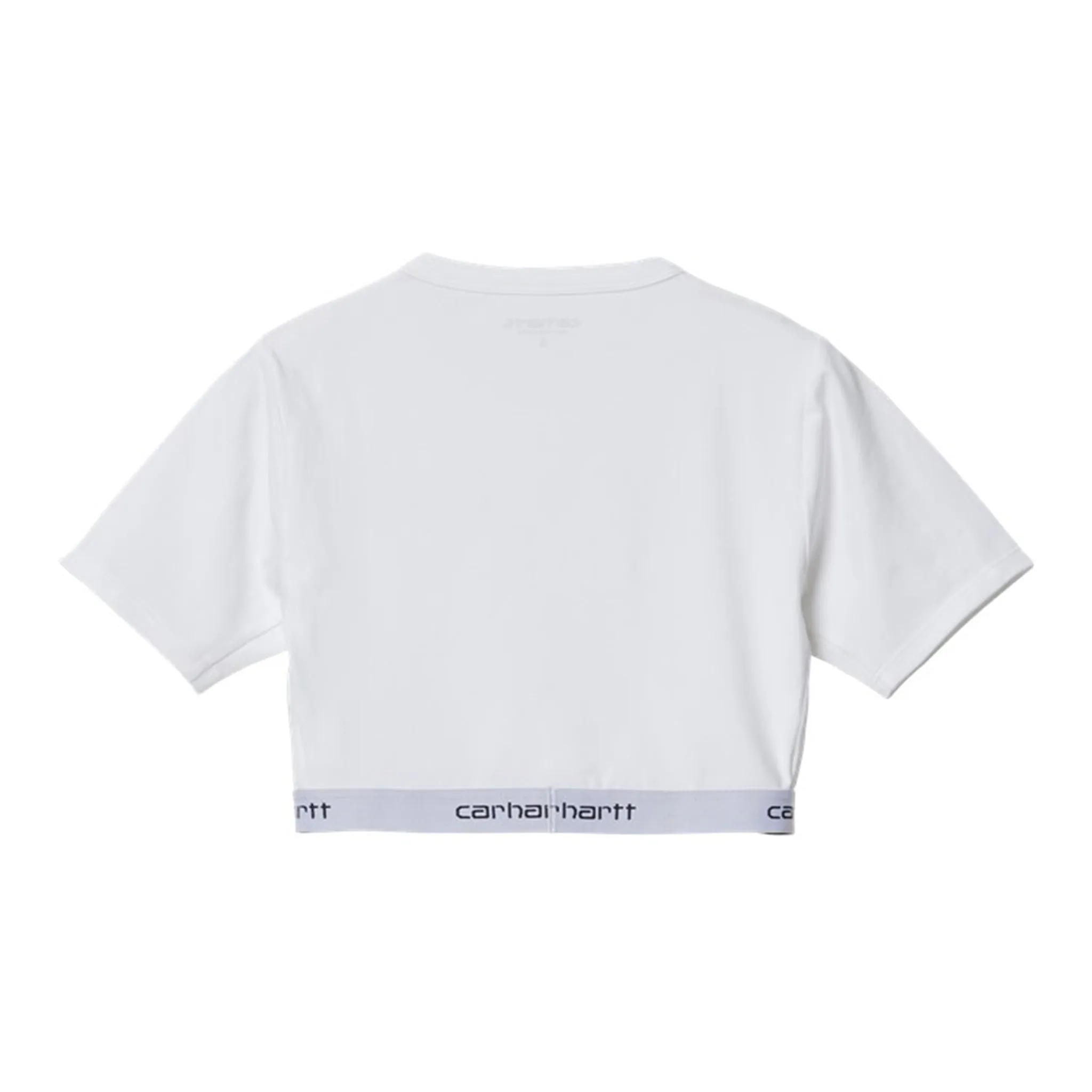 W' Script Crop Top (WHITE)