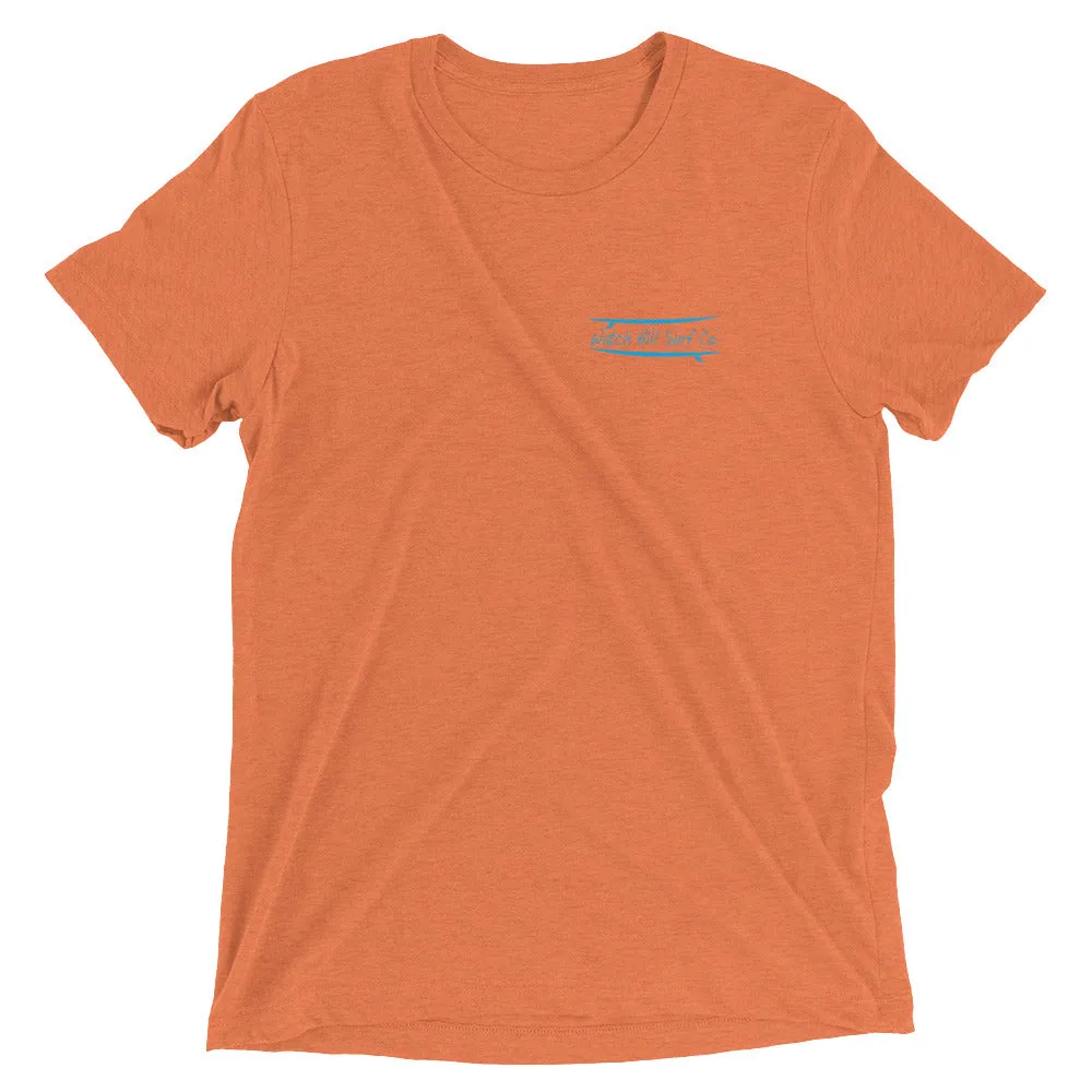 Watch Hill Surf Co. 'Parallel Boards' Unisex Short sleeve t-shirt (Cyan)