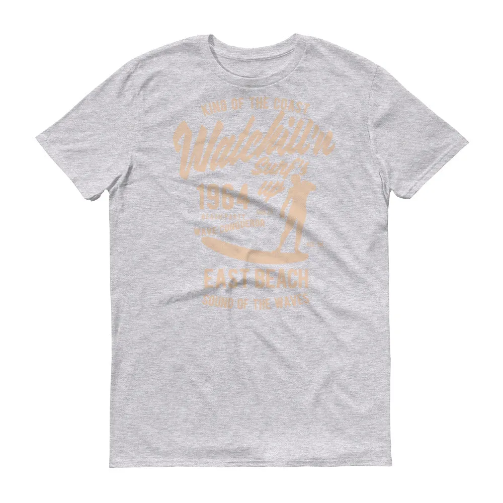 Watchill'n 'Surf's Up' - Short-Sleeve Unisex T-Shirt (Khaki)