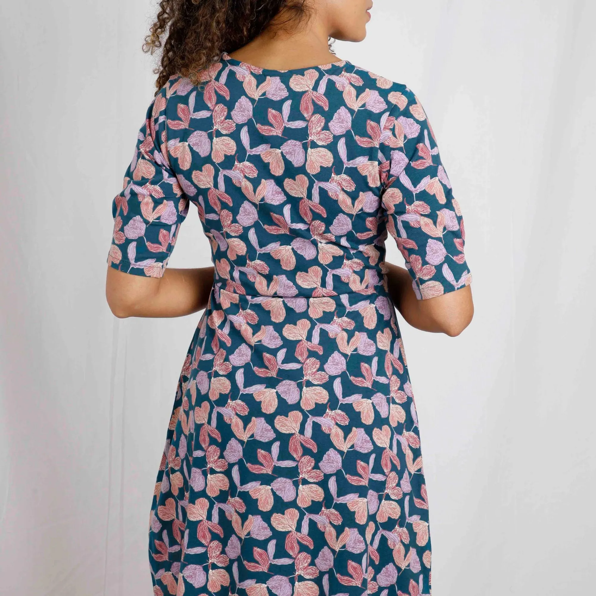 Weird Fish Women's Cassandra Jersey Swing Dress