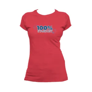 Weird Science 100% Stardust Official Women's T-shirt (Red)