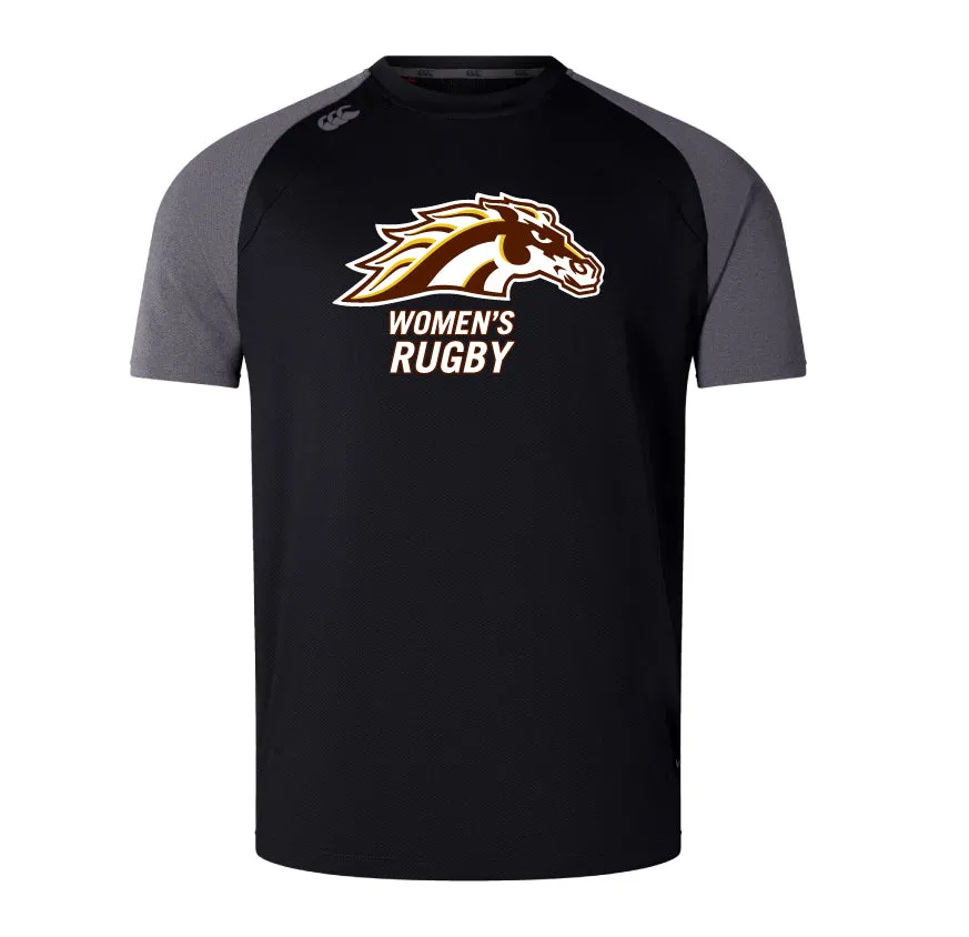 Western Michigan University Women's Rugby Elite Training Tee by Canterbury