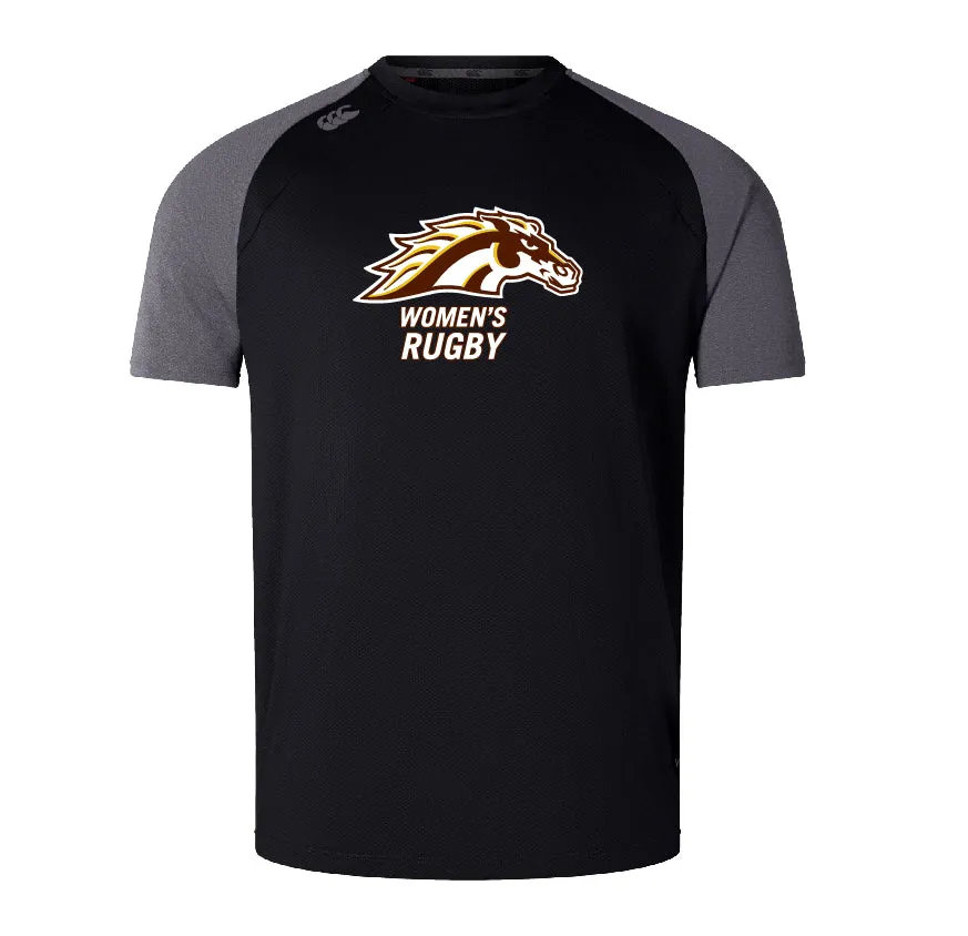 Western Michigan University Women's Rugby Elite Training Tee by Canterbury