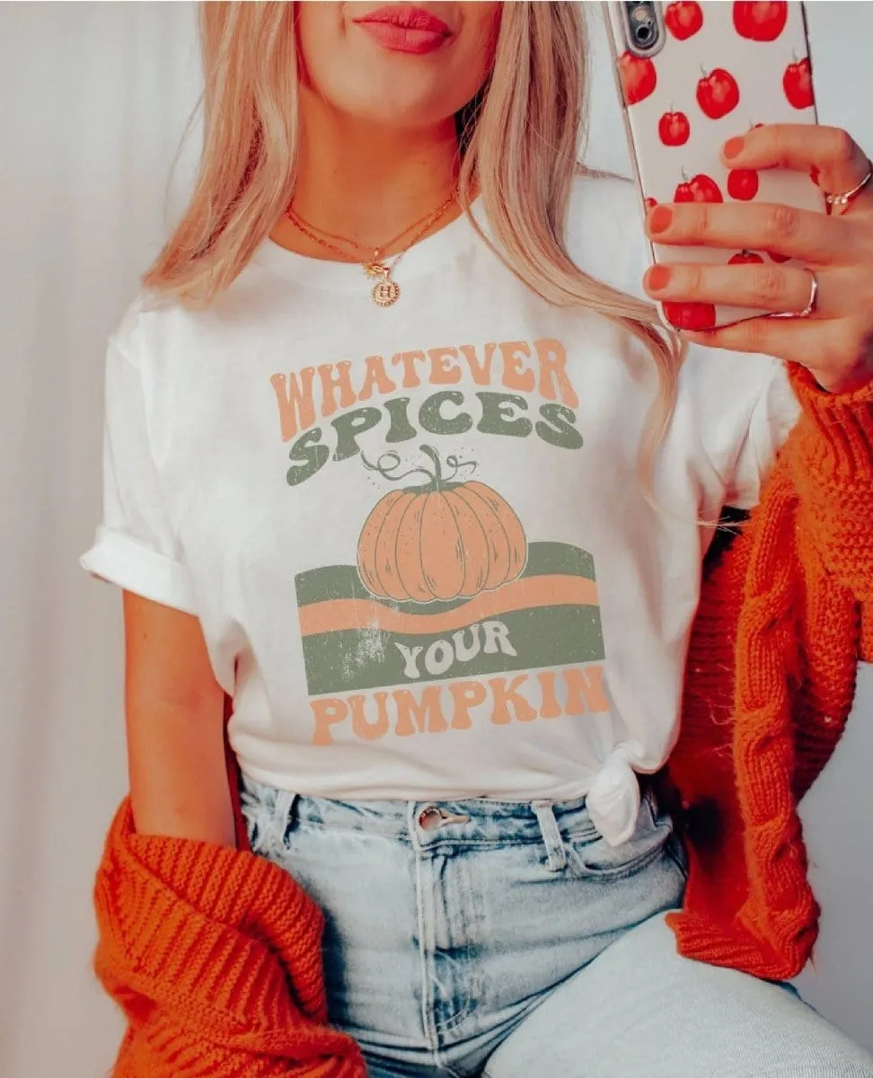 Whatever Spices Your Pumpkin Natural Tee
