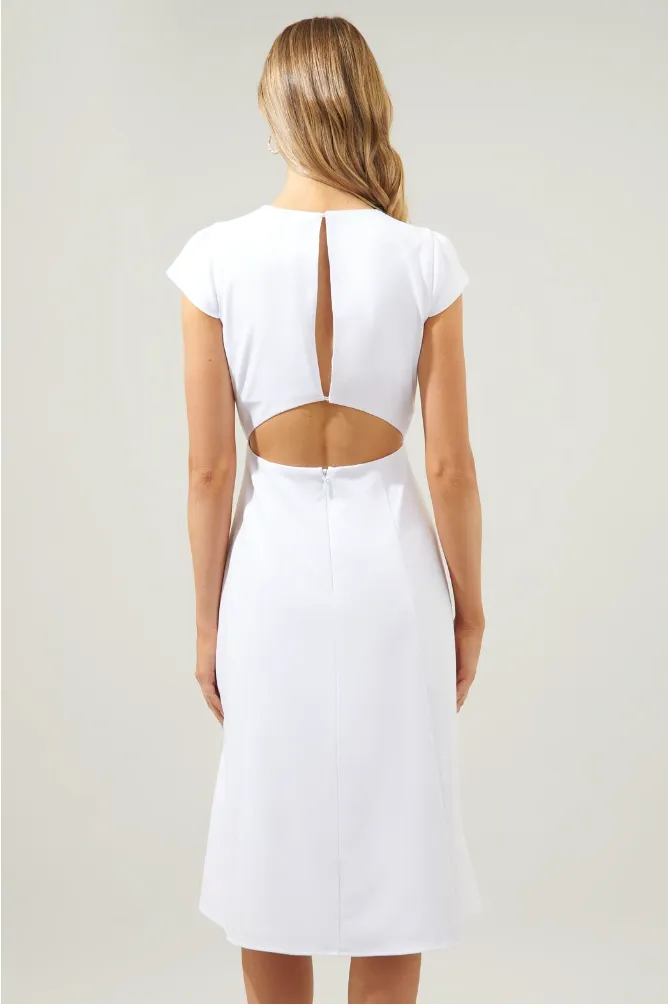 White Midi Dress
