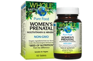 Whole Earth & Sea Pure Food Women's Prenatal Multivitamin and Mineral (60 Tablets)