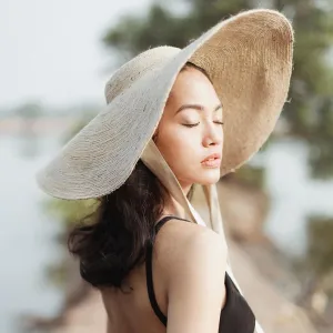 Wide Brim Jute Straw Hat