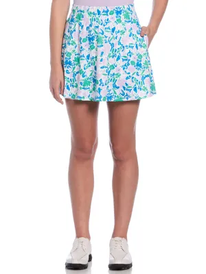 Women's 16" Floral Bounce Skort