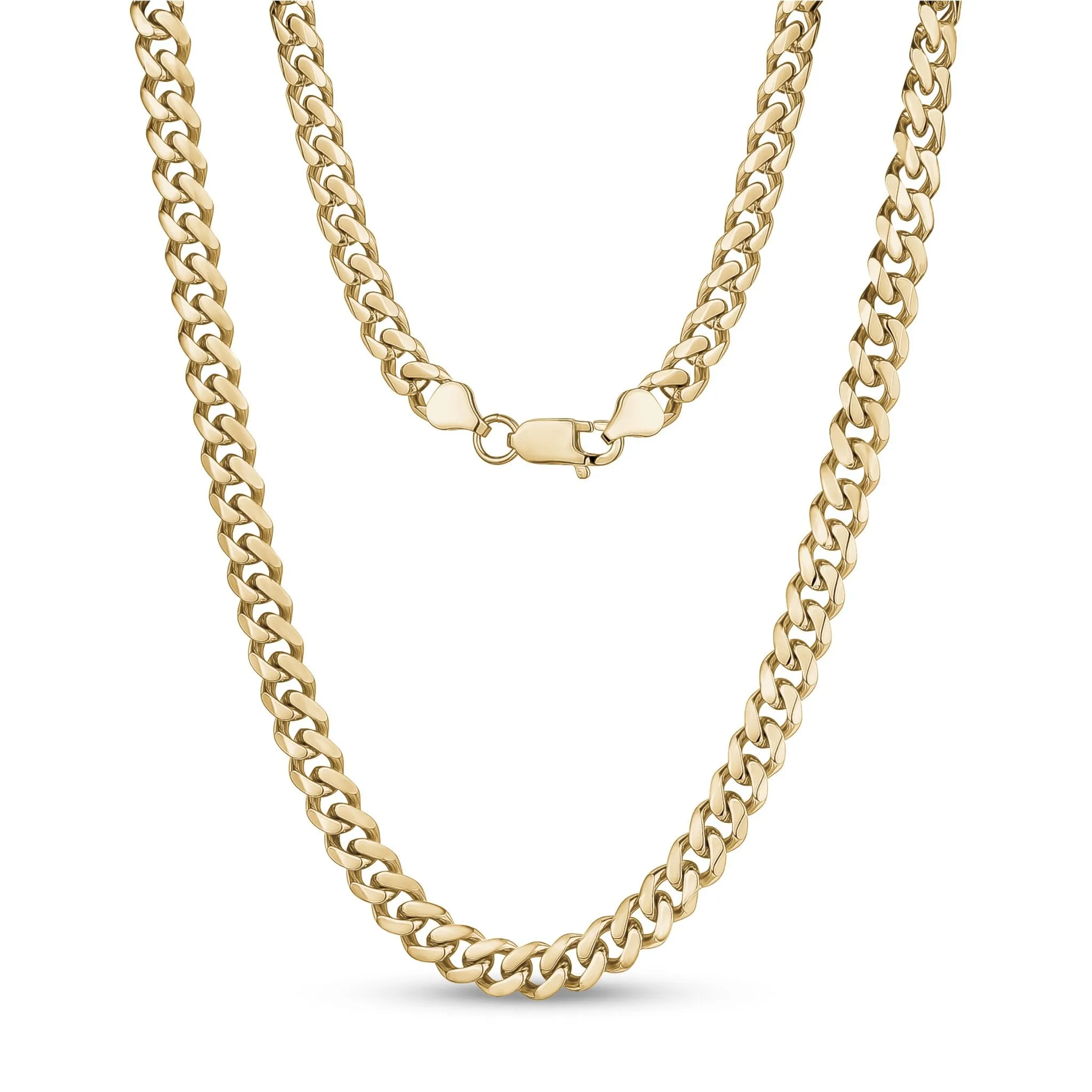 Women's 8mm Cuban Link Necklace