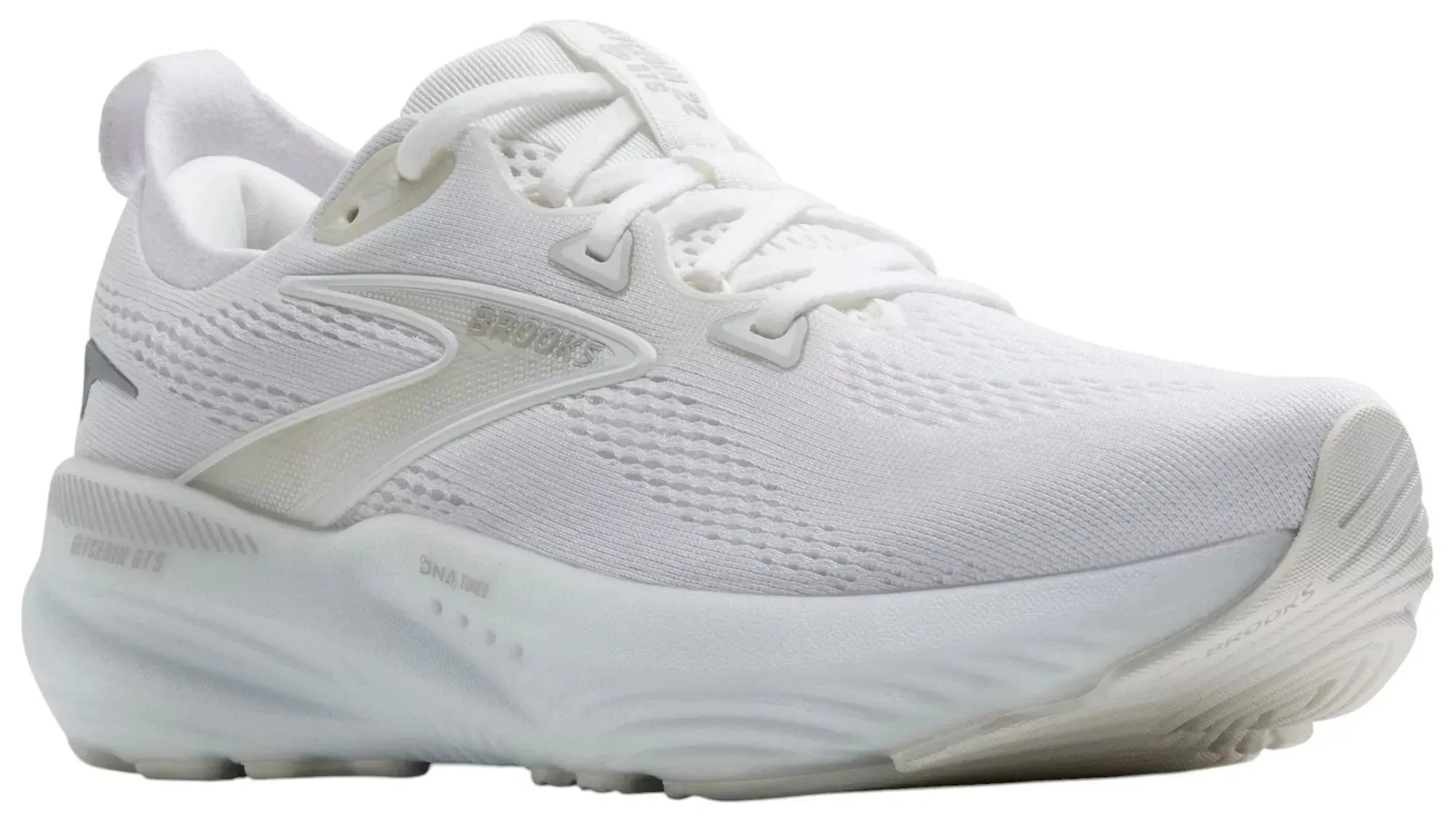 WOMEN'S BROOKS GLYCERIN GTS 22 | WHITE / WHITE / GREY