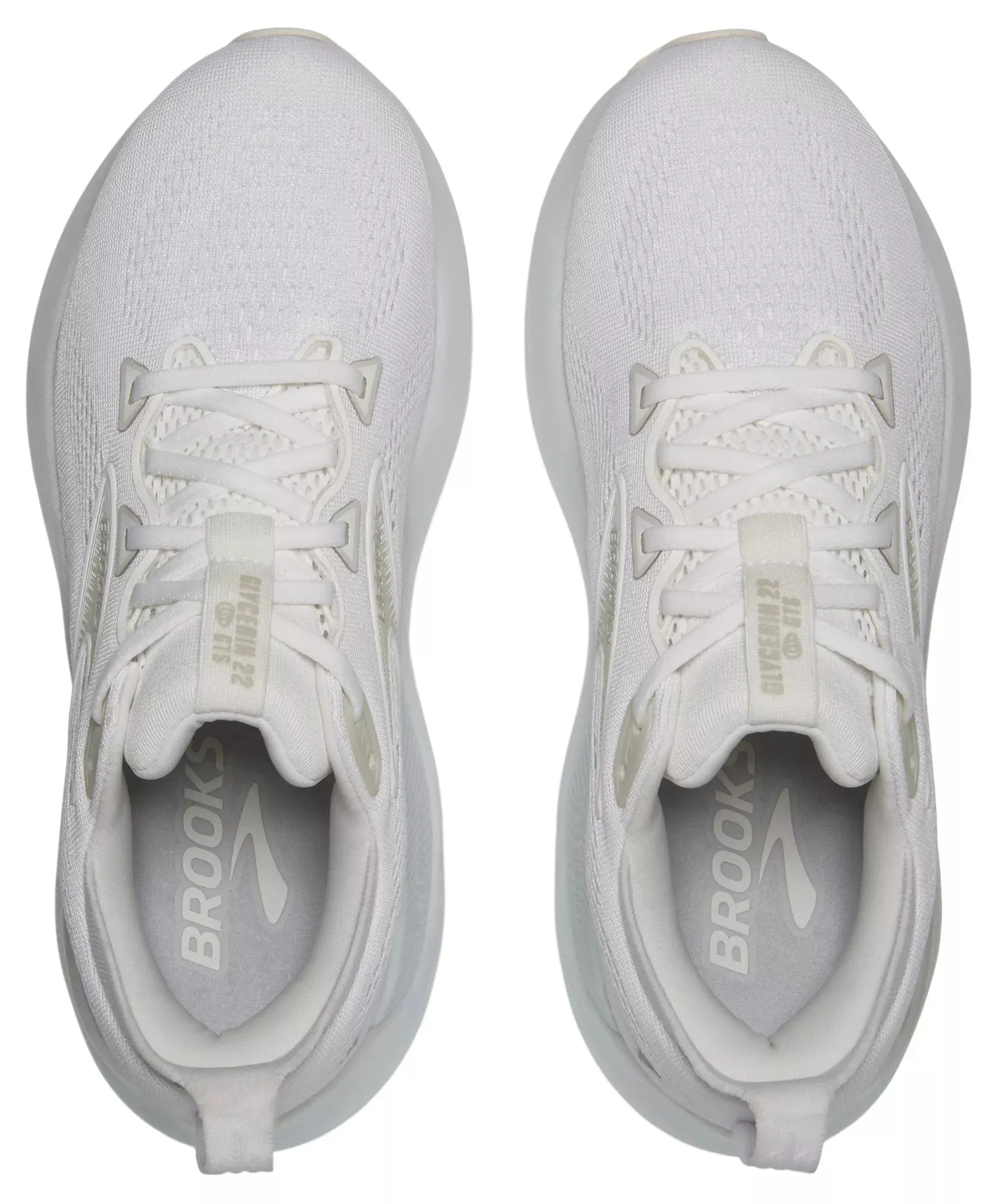 WOMEN'S BROOKS GLYCERIN GTS 22 | WHITE / WHITE / GREY