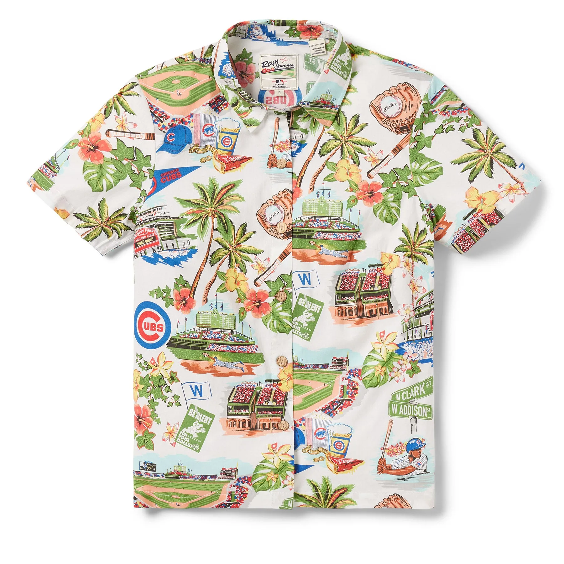 WOMEN'S CHICAGO CUBS SCENIC BUTTON FRONT