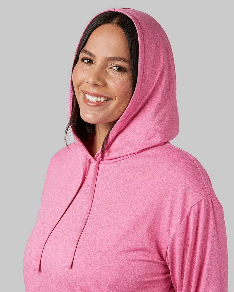 WOMEN'S COOL LONG SLEEVE HOODED T-SHIRT