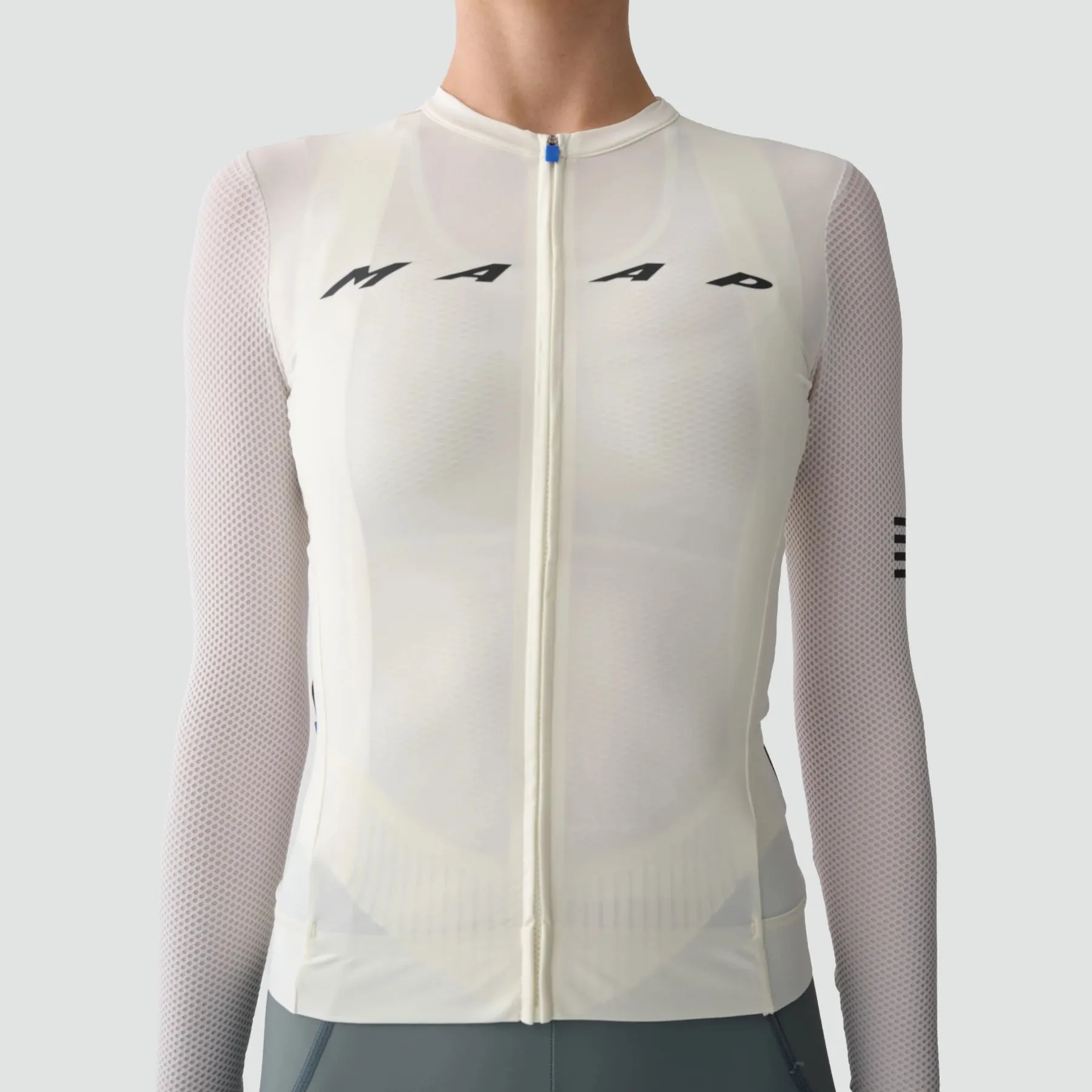 Women's Evade Pro Base LS Jersey 2.0 - Chalk