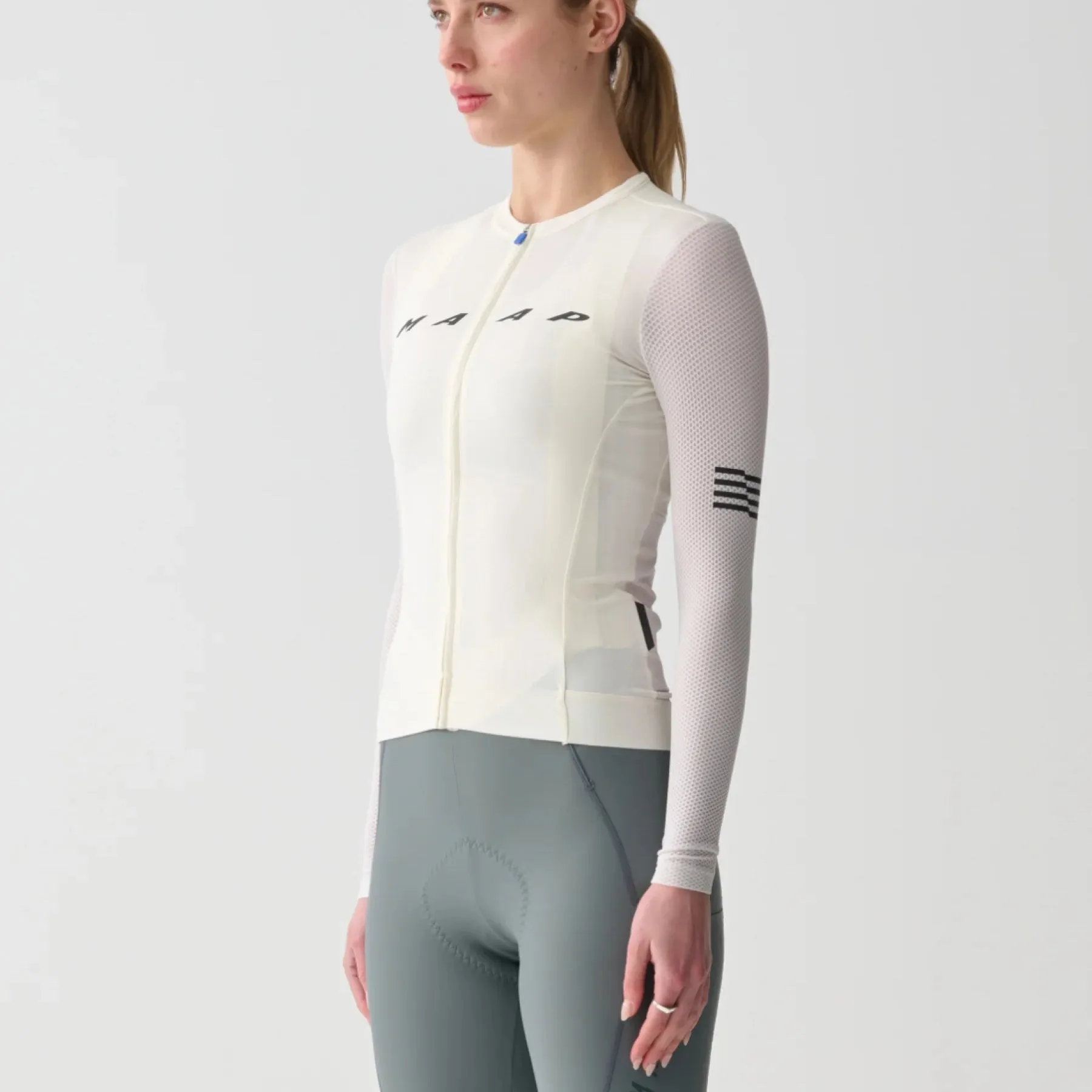 Women's Evade Pro Base LS Jersey 2.0 - Chalk